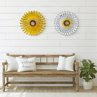 Where to Hang Metal Art Flowers Wall Decor in Your Home?