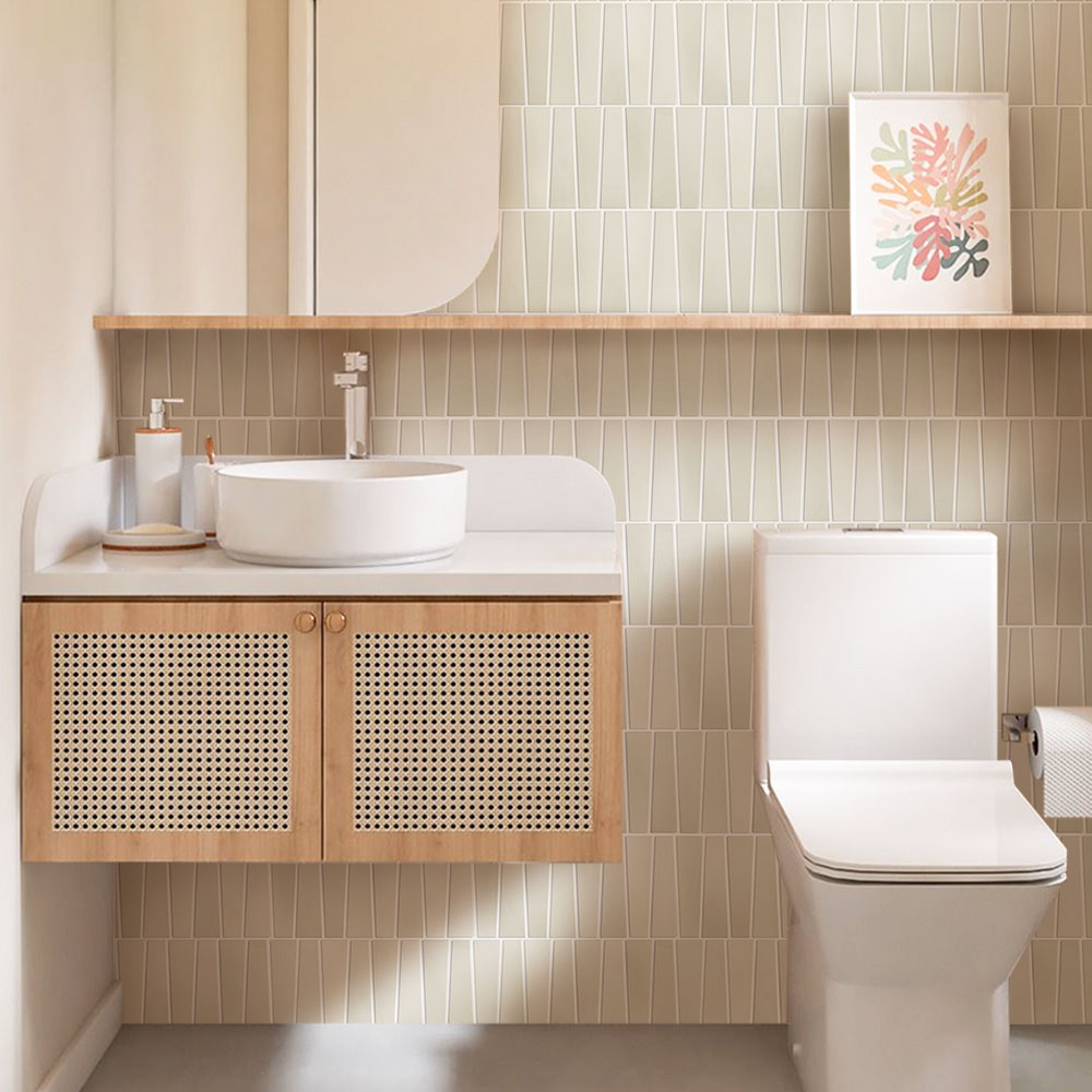 How to Put Peel and Stick Tile Around Toilet? Commomy