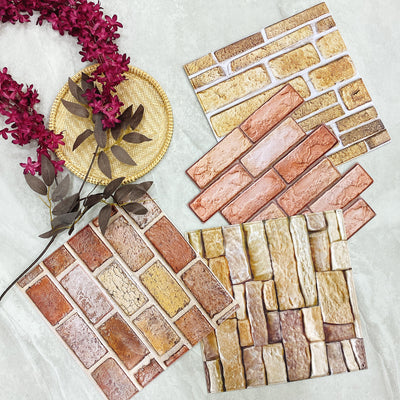 What Can I Use for a Faux Brick Wall? DIY Faux Brick Wall Tiles is the Best Way