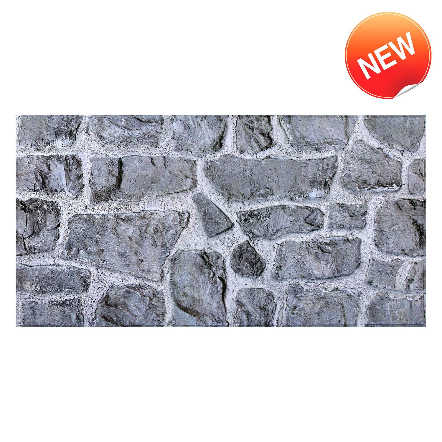 3D Retro Faux Stone Wall Panels Peel and Stick -Large Size – Commomy