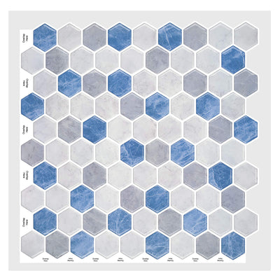 Gray_and_Blue_Marble_Hexagon_Peel_and_Stick_Backsplash_Tile_Commomy Decor