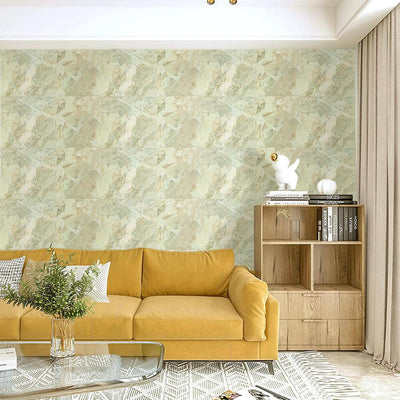Light Green Marble Peel and Stick Wall Tile