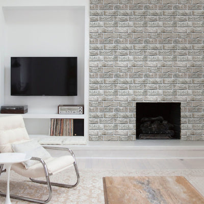 How to Build a Faux Brick Fireplace?