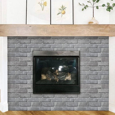 Can I Use Faux Brick For Fireplace?