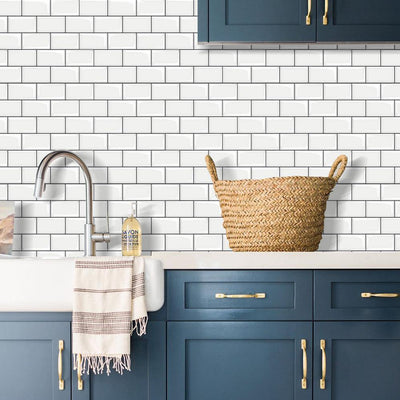 Premium Peel and Stick Subway Tile for Kitchen and Bathroom Backsplash