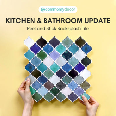 Magníficos y asequibles azulejos de vinilo para salpicaduras Arregla tu cocina