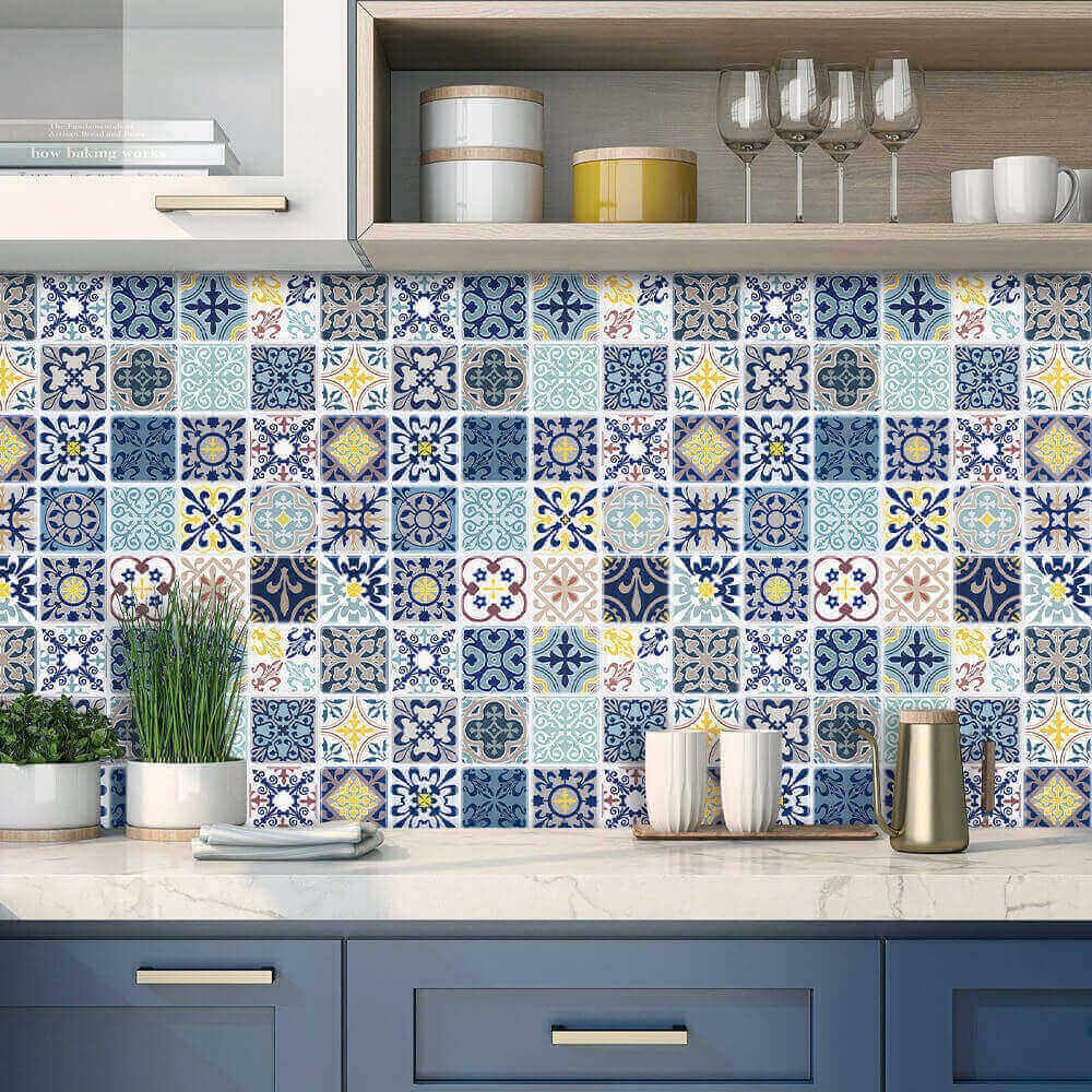 Peel and Stick Mosaic Tiles Backsplash – Commomy