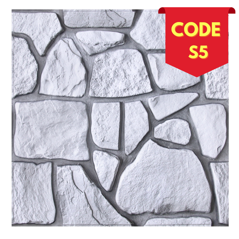 3D Sierra Sand Gray Limestone Peel and Stick Wall Tile
