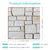 3D Peel and Stick Wall Tile Sample (1 Sheet)