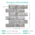 3D Peel and Stick Wall Tile Sample (1 Sheet)