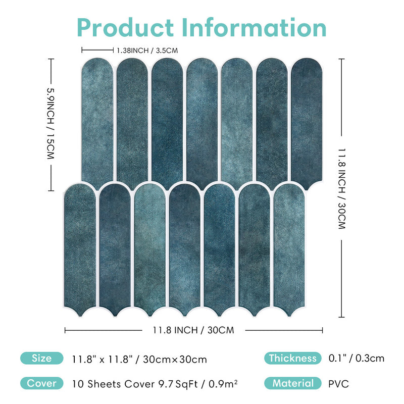 3D Peel and Stick Wall Tile Sample (1 Sheet)