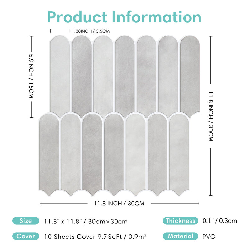 Muestra de azulejo de pared 3D Peel and Stick (1 hoja)