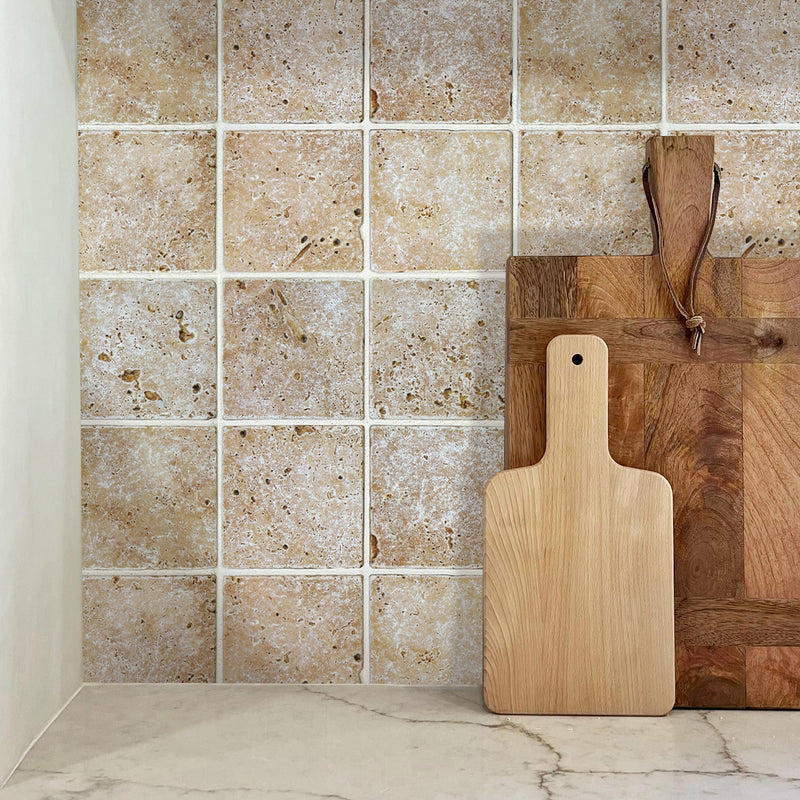 3D Rock Stone Square Peel and Stick Wall Tile