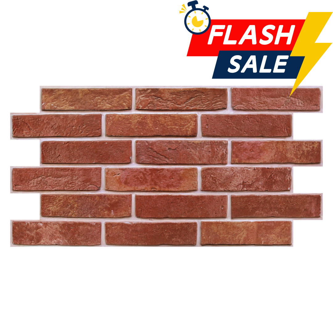 Graden Rise Brick 3D Copper Rose Brick Panels Peel and Stick -Large Size – Commomy