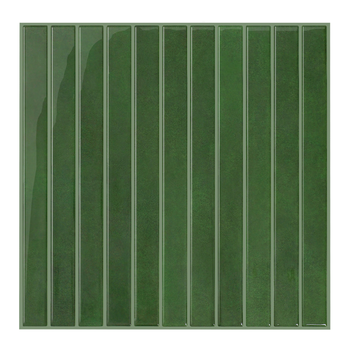 Forest Green KitKat Peel and Stick Backsplash Tile