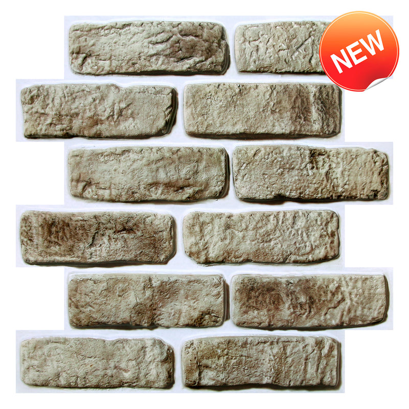 3D Camouflage Yellow Brick Peel and Stick Wall Tile