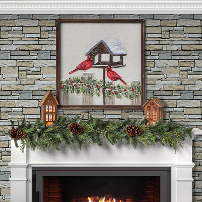 3D Drystack Stone Peel and Stick Wall Tile