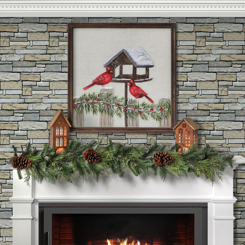 3D Drystack Stone Peel and Stick Wall Tile