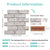 3D Peel and Stick Wall Tile Sample (1 Sheet)
