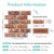 3D Peel and Stick Wall Tile Sample (1 Sheet)