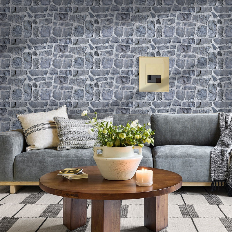 3D Retro Faux Stone Wall Panels Peel and Stick -Large Size