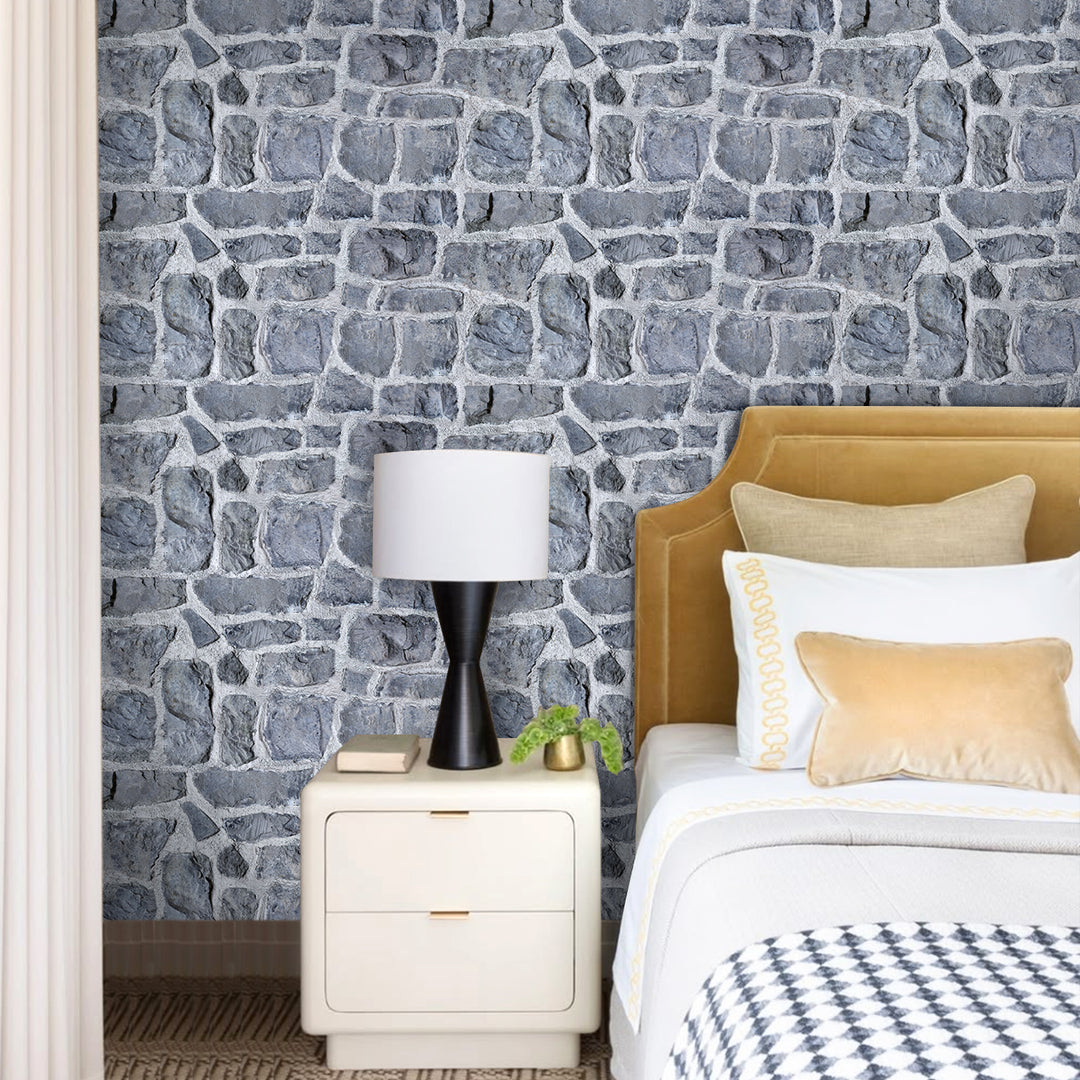 3D Retro Faux Stone Wall Panels Peel and Stick -Large Size – Commomy