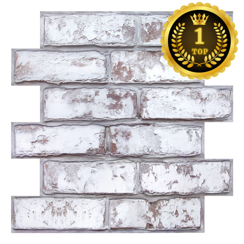 50% off 3D Rustic Whitewash Brick Peel and Stick Wall Tile Sale price $29.99 $29.99 Regular price $59.99 $59.99 50% off