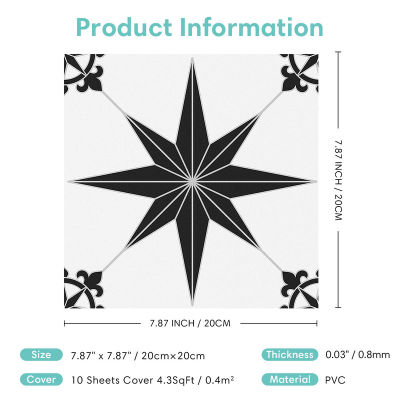 Peel and Stick Vinyl Floor Tile Sample (1 Sheet)