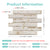3D Peel and Stick Wall Tile Sample (1 Sheet)