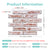 3D Peel and Stick Wall Tile Sample (1 Sheet)
