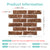 3D Peel and Stick Wall Tile Sample (1 Sheet)