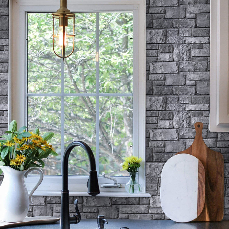 3D-Rustic-Grey-Stone-Peel-and-Stick-Wall-Tile-Commomy