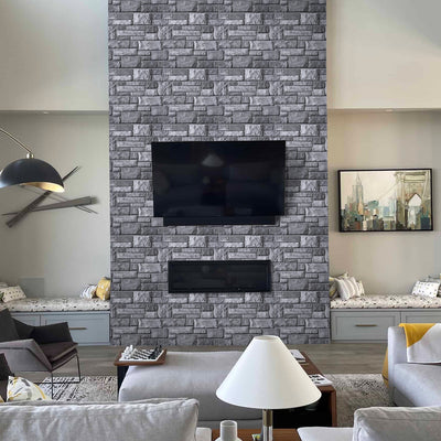 3D-Rustic-Grey-Stone-Peel-and-Stick-Wall-Tile-Commomy