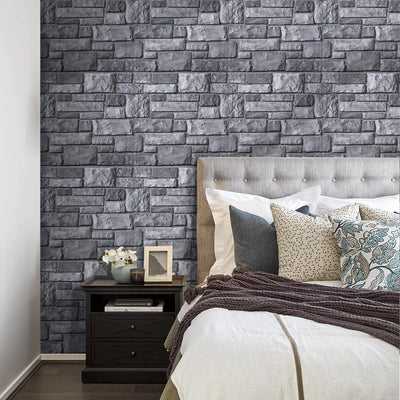 3D-Rustic-Grey-Stone-Peel-and-Stick-Wall-Tile-Commomy