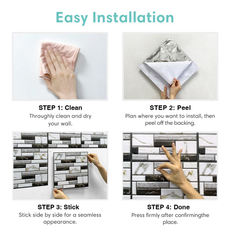 3D Black And White Marble Peel And Stick Wall Tile Commomy 3d-black-and-white-marble-peel-and-stick-wall-tile-commomy