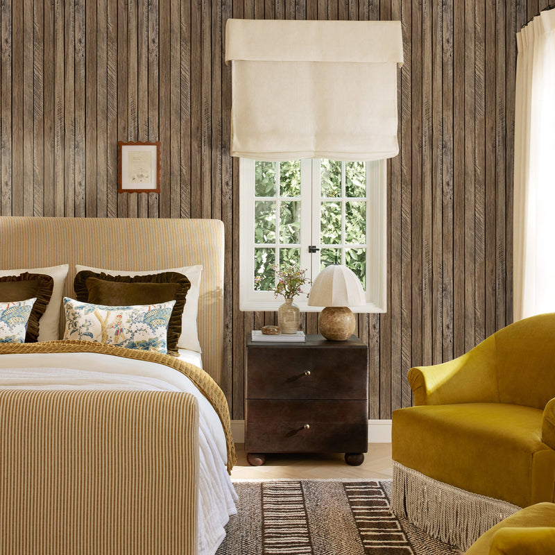 3D Brown Wood Wall Panels Peel and Stick -Large Size – Commomy