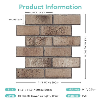 3D_Coffee_Brown_Brick_Peel_and_Stick_Wall_Tile_Commomy_Decor