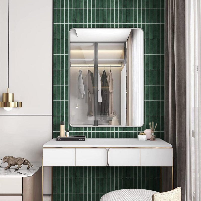     3D_Forest_Green_Matt_Straight_Linear_Mosaic_Peel_and_Stick_Wall_Tile_commomy