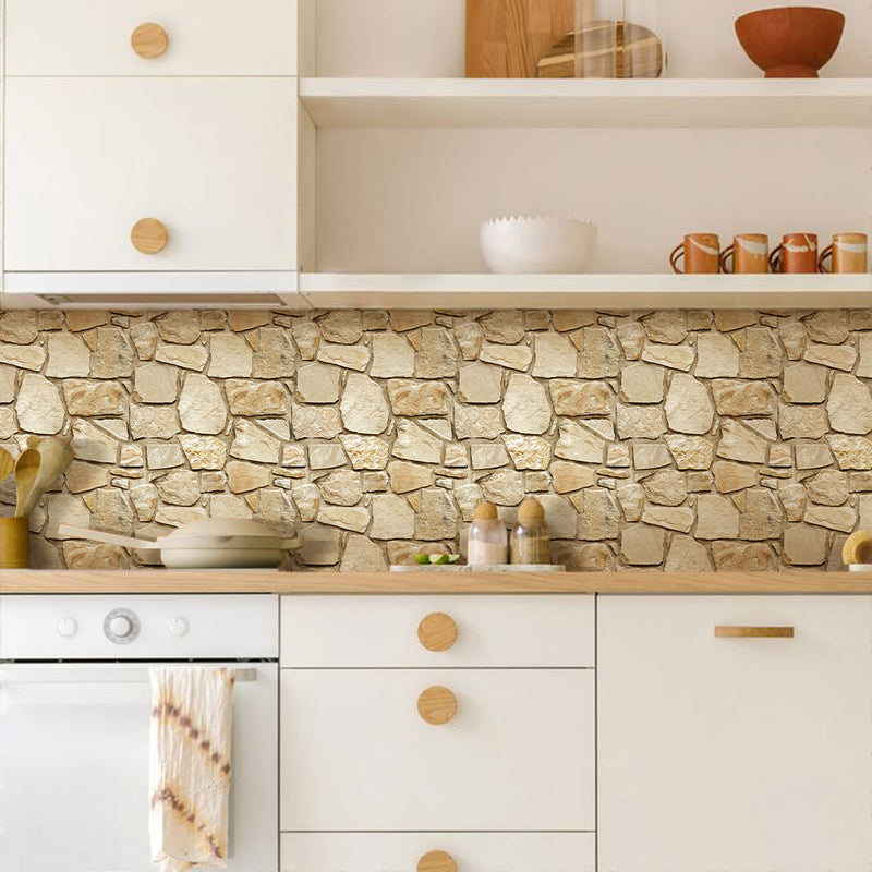     3D_Light_Brown_Fieldstone_Peel_and_Stick_Wall_Tile_Commomy_Decor