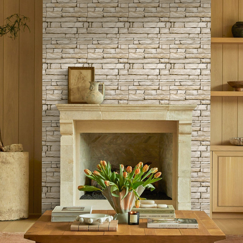 3D Stacked Stone Peel and Stick Wall Tile – Commomy