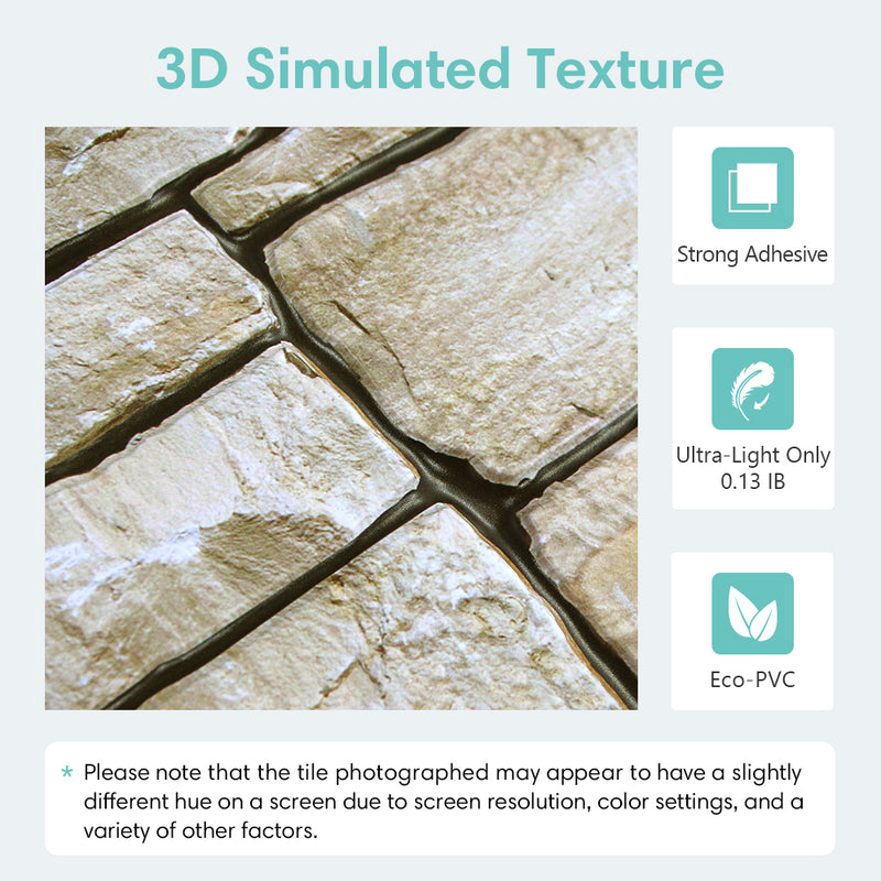 Stone Panel Resolution 3D Stacked Stone Wall Panels Peel and Stick -Large Size – Commomy