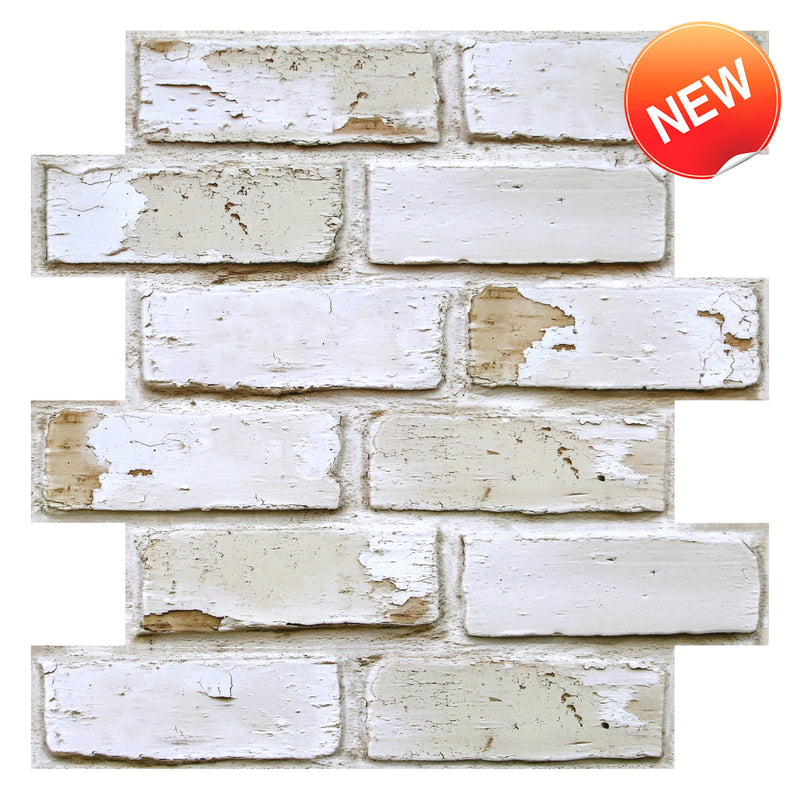 45% off 3D Vintage Whitewashed Brick Peel and Stick Wall Tile Sale price $29.99 $29.99 Regular price $54.99 $54.99 45% o