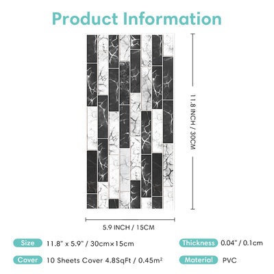 Peel and Stick Tile Stickers Sample (1 Sheet)