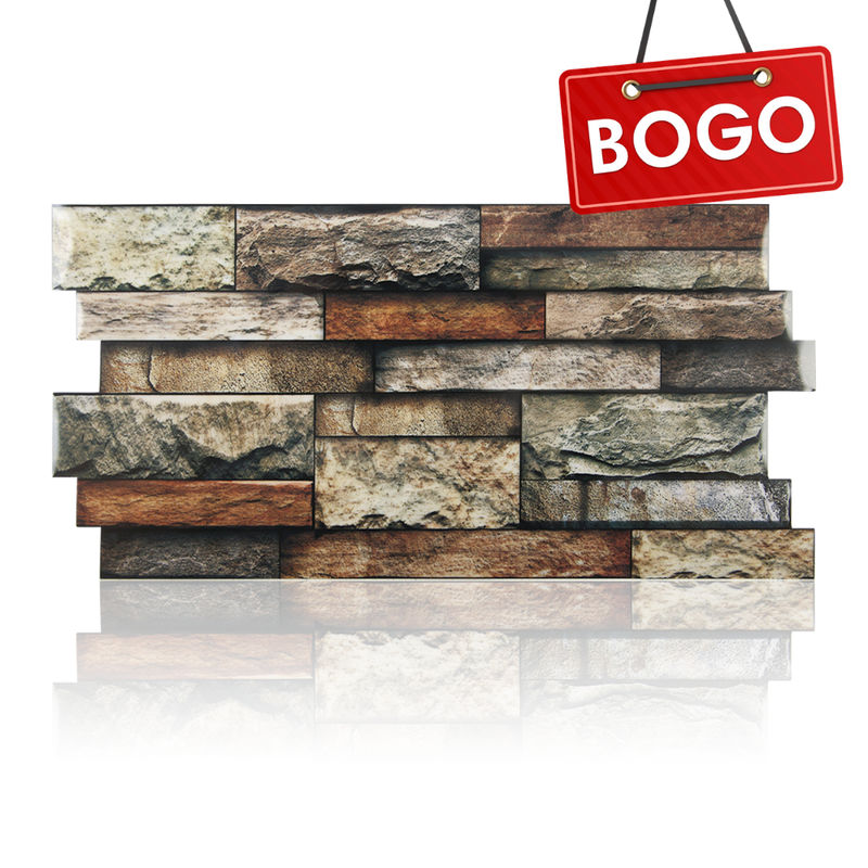 Pegatinas para azulejos de piedra de ladrillo retro despegables y adheribles