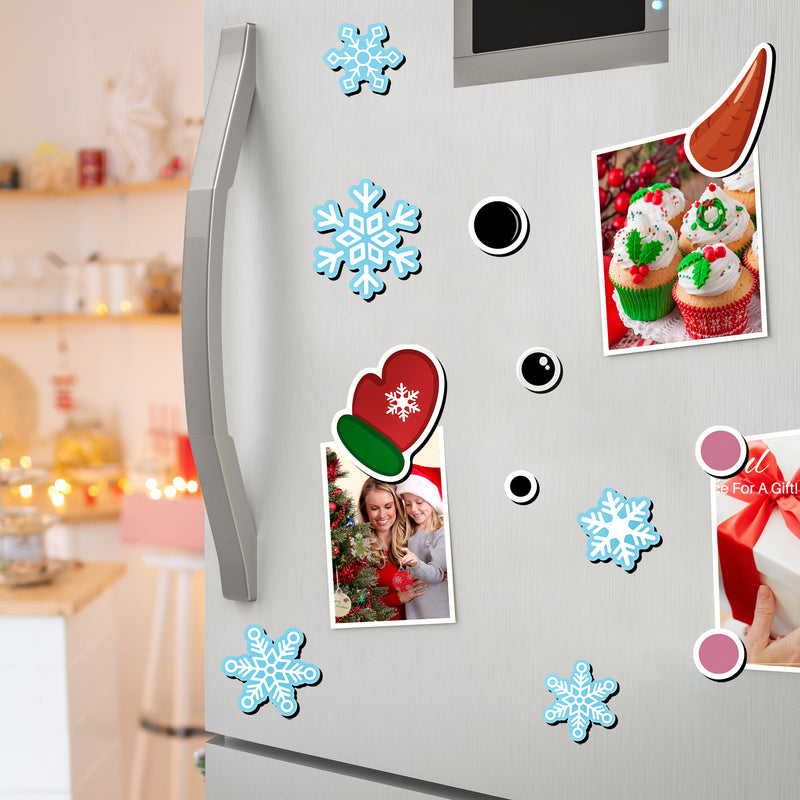 Snowman Decorations Fridge Magnets