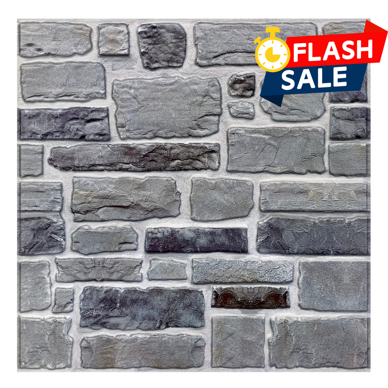 3D Ocean Mist Stone Peel and Stick Wall Tile