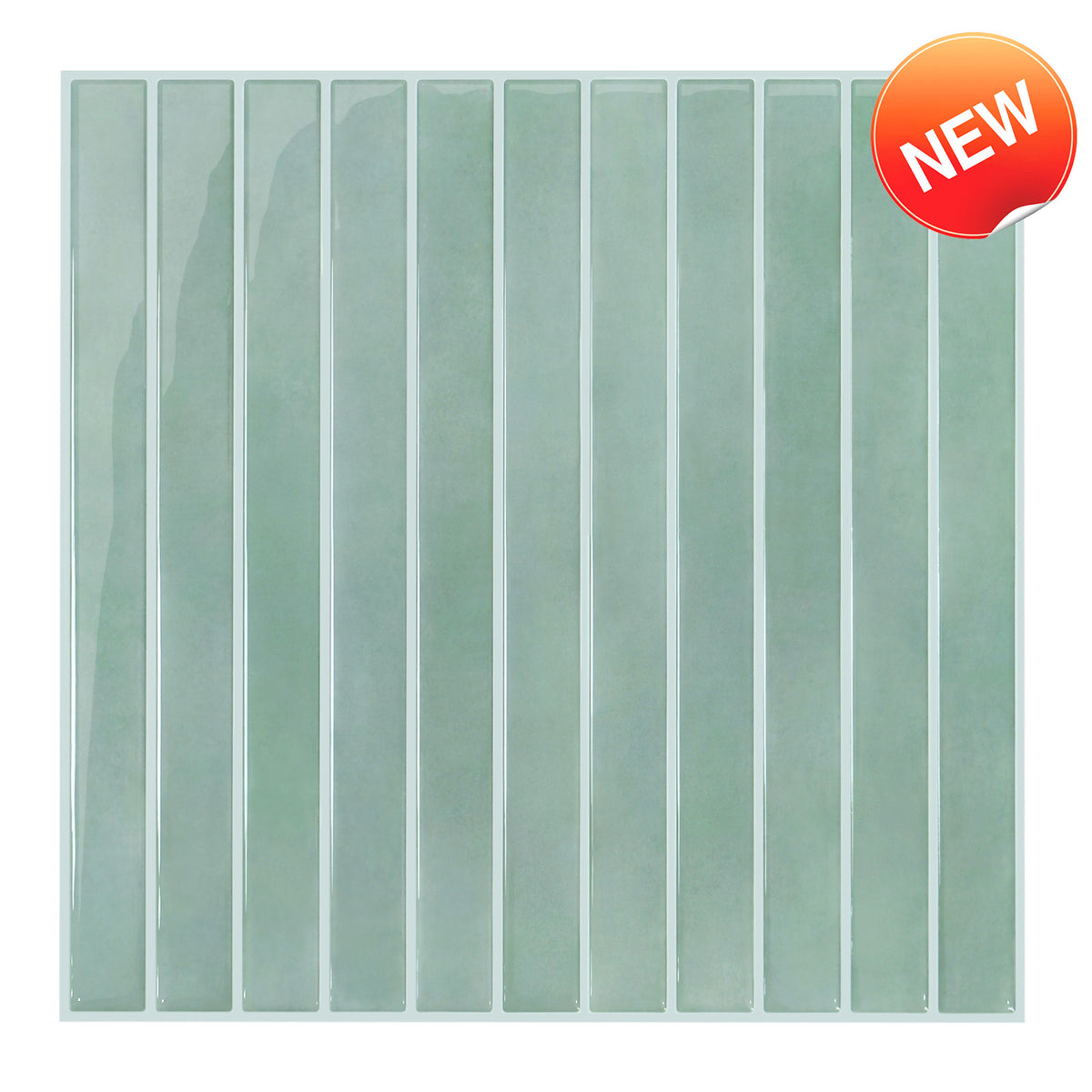 Mist Green KitKat Peel and Stick Backsplash Tile