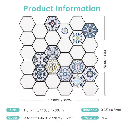 Peel and Stick Vinyl Floor Tile Sample (1 Sheet)