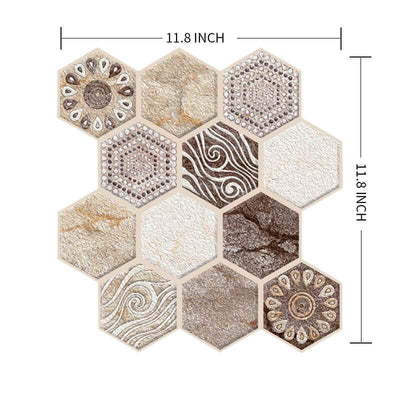 3D Peel and Stick Wall Tile Sample(1 Sheet) - Commomy