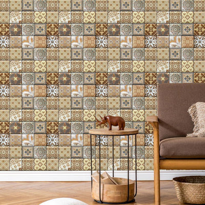 3D Bohemia Style Peel and Stick Wall Tile - Commomy